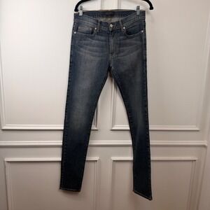 Daniel Patrick Mens Slim Fit Stretch Denim Jeans Indigo Blue Made in USA Size 31